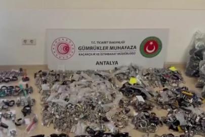 Antalya'da 11 milyon liralık kaçak ürün ele geçirildi