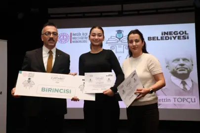 Bursa İnegöl'de liseliler hitabetini konuşturdu