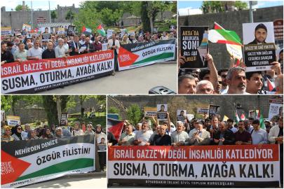 Diyarbakır'da İslami STK'lardan siyonist rejime tepki: Sumud ve Gazze yalnız değildir
