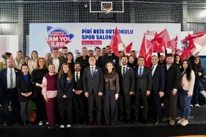 İstanbul Ataşehir’de okul bahçesine modern spor salonu