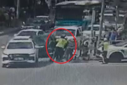 Motokurye, polislerin ‘heimlich’ manevrası ile hayata tutundu