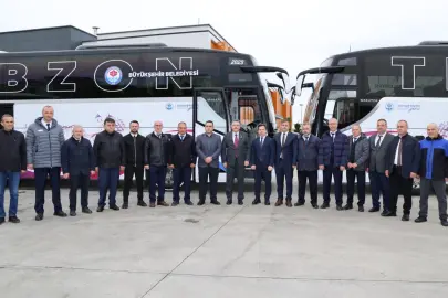 Trabzon'un araç filosuna 12 yeni otobüs dahil edildi