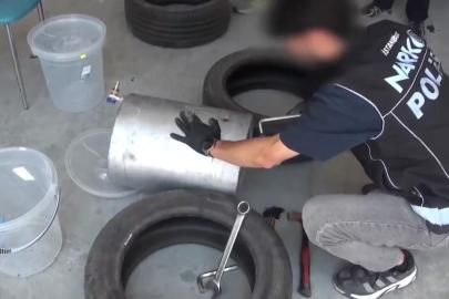 Güngören'de su deposuna gizlenen 40 kilogram uyuşturucu ele geçirildi