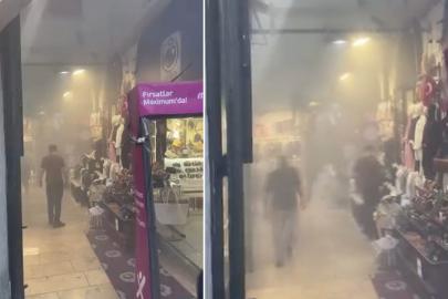 Kapalıçarşı'da yangın paniği: Duman nedeniyle göz gözü görmedi