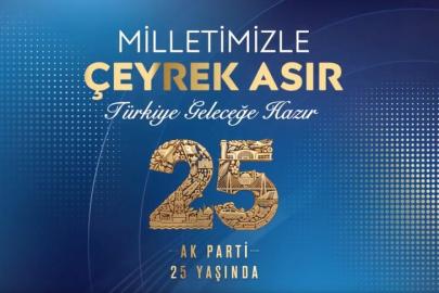 AK Parti'den 25. yıl logosu