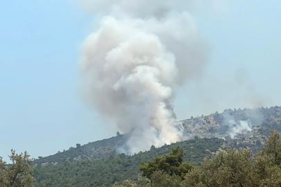 Antalya’daki orman yangınına müdahale ikinci günde de sürüyor (3)