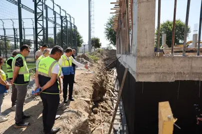 Başkan Vekili Biba, Şahin Başol'da çalışmaları inceledi