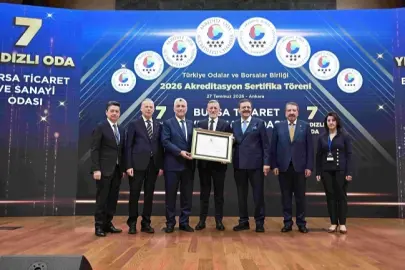BTSO’nun hizmet kalitesine 7 yıldızlı tescil