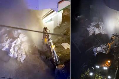 Çalışmada ana boru patladı, 4 mahalle susuz kaldı