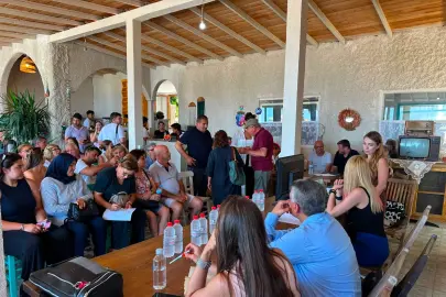 Castello Fontana'ya Çeşme halkından destek
