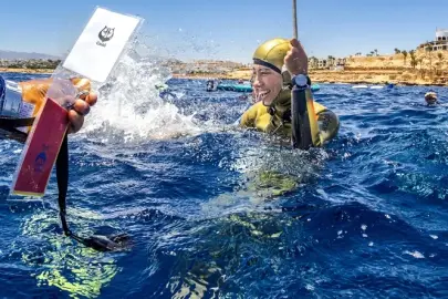 İBB'li sporcu CMAS Dünya Kupası'nda şampiyon oldu