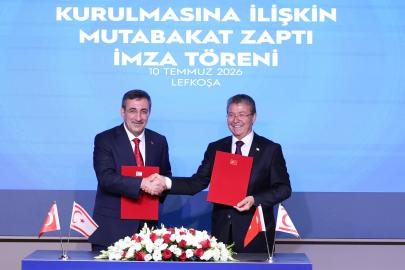 İmzalar atıldı. Türkiye ve KKTC arasında doğal gaz boru hattı inşa edilecek