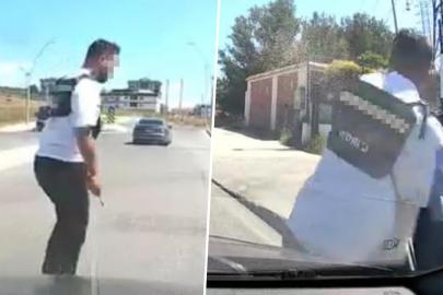 İstanbul trafiğinde tornavidalı saldırı