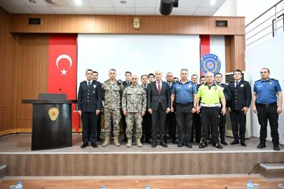 Muğla emniyetinde rütbe terfi töreni