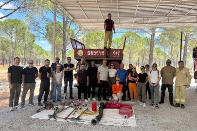 Muğla'da orman yangın gönüllülerine eğitim