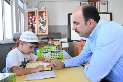Başkan Altay, Halit Eroğlu Kur’an Kursu’nda öğrencilerle buluştu