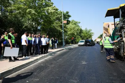 Bursa Panayır'ın altyapı ve yollarına Büyükşehir eli