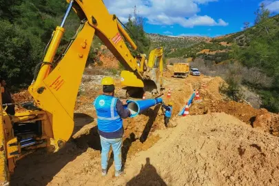 Denizli Çal’da içme suyu hattı yenilendi