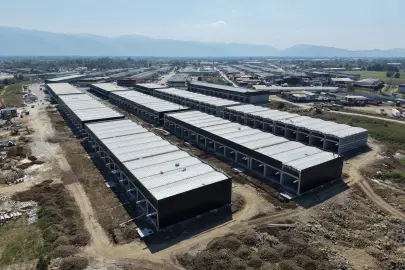 Düzce'de Beltaş Sanayi Sitesi’nde 162 yeni dükkan için çalışmalar sürüyor