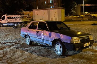 Otomobille çarpışan motosikletli yaralandı