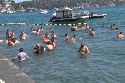 Sıcak hava bunaltınca akın ettiler. "Burada 1 lira vermeden deniz keyfi yaşıyorsun"