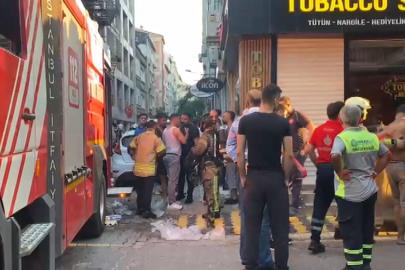 Bakırköy'de otelde yangın: 12 yaralı