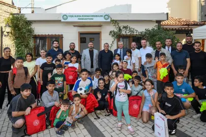 Buras Osmangazi’de çocukların yüzünü güldüren buluşma