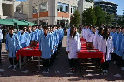 Bursa’da genç ahiler önlük kuşandı