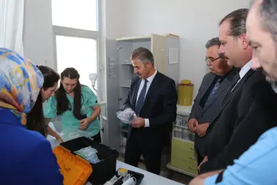 Erzurum Palandöken'de sağlık hizmetlerine yerinde inceleme