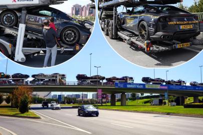 İstanbul'da milyon dolarlık konvoy. Süper lüks otomobiller için dev operasyon