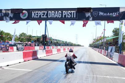 Kepez’de Moto Drag heyecanı start aldı