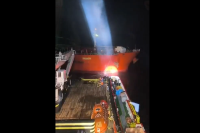 Marmara'da petrol yüklü tanker yardım talebinde bulundu